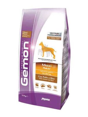 Gemon-Maxi-Adult-Pollo&Riso-cibo-secco-per-cani