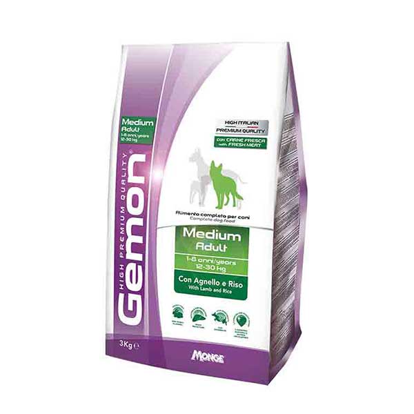 Gemon-Medium-Adult-Agnello&Riso-cibo-secco-per-cani