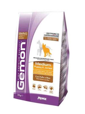 Gemon-Medium-Puppy-Pollo&Riso-CIBO-SECCO-PER-CANI