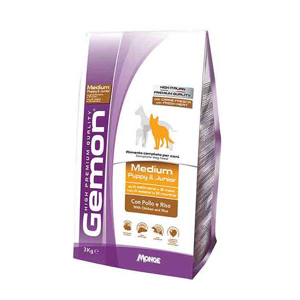 Gemon-Medium-Puppy-Pollo&Riso-CIBO-SECCO-PER-CANI