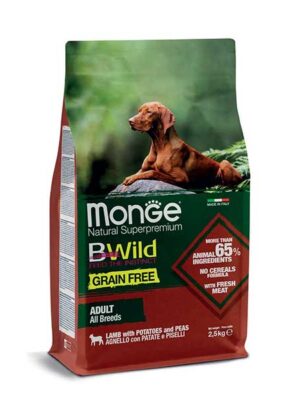 Monge-Bwild-agnello-patate-e-piselli-cibo-secco-per-cani