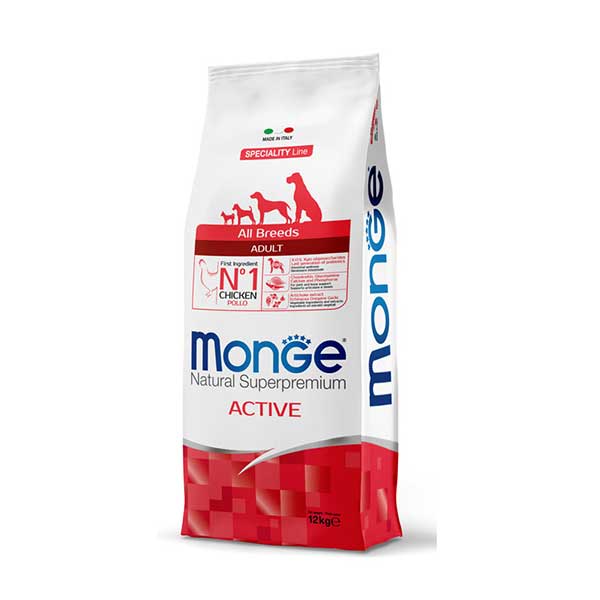 Monge-Superpremium-All-Breeds-Adult-Active-Pollo-da-12-Kg-CIBO-SECCO-PER-CANI