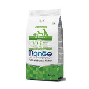 Monge-Superpremium-All-Breeds-Adult-Coniglio-Riso&Patate-CIBO-SECCO-PER-CANI