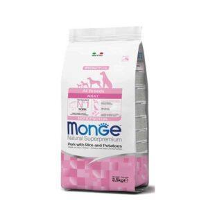 Monge-Superpremium-All-Breeds-Adult-Maiale-Riso&Patate-cibo-secco-per-cani