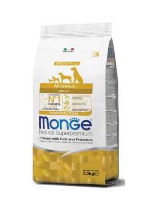 Monge-Superpremium-All-Breeds-Adult-Pollo-Riso&Patate-CIBO-SECCO-PER-CANI
