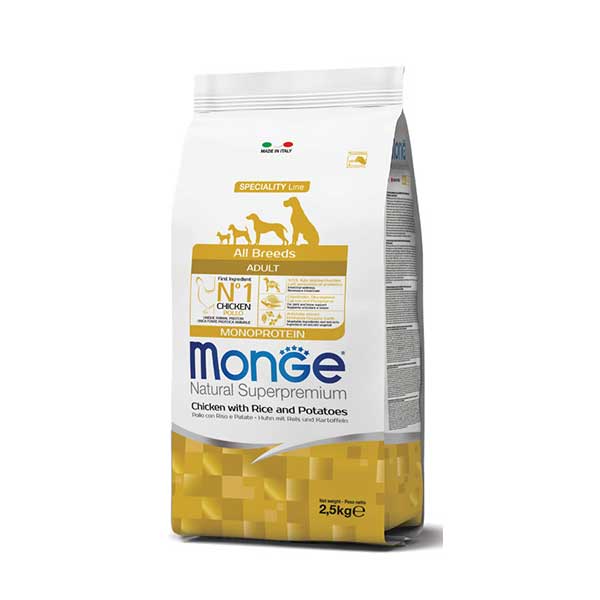 Monge-Superpremium-All-Breeds-Adult-Pollo-Riso&Patate-CIBO-SECCO-PER-CANI