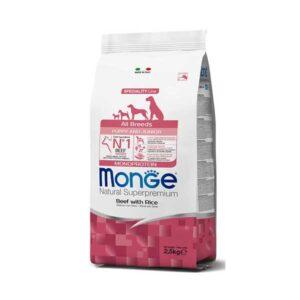 Monge-Superpremium-All-Breeds-Puppy-Manzo&riso-cibo-secco-per-cani