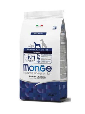 Monge-Superpremium-Medium-Senior-Pollo-cibo-secco-per-cani
