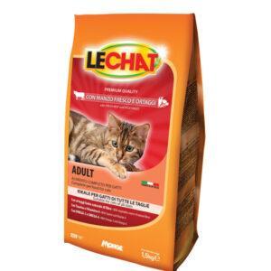 Lechat croccantini Manzo&Verdure 1,5Kg cibo secco gatto