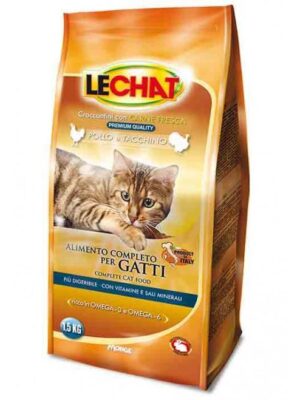 Lechat croccantini Pollo&Tacchino 1.5Kg
