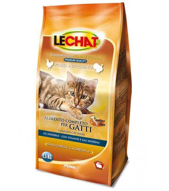 Lechat croccantini Pollo&Tacchino 1,5Kg Lechat croccantini Pollo&Tacchino 1.5Kg