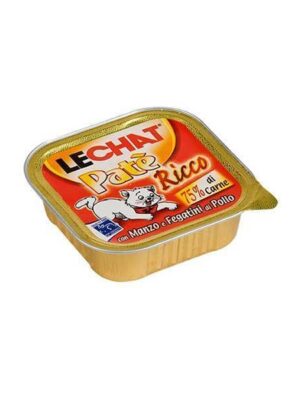 Scopri la vasta gamma di prodotti lechat tra cui Lechat patè vaschetta manzo/Pollo-100g su naturando dal 1997