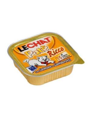 Scopri la vasta gamma di prodotti lechat tra cui Lechat patè vaschetta salmone/gamberetti-100g su naturando dal 1997