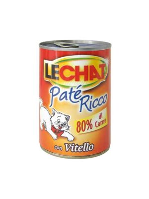 Lechat patè vitello-400g una vasa gamma di prodotti per il tuo gatto da naturando il vivaio per il tuo giardino